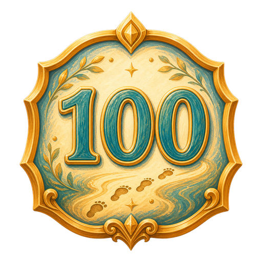 100 steps