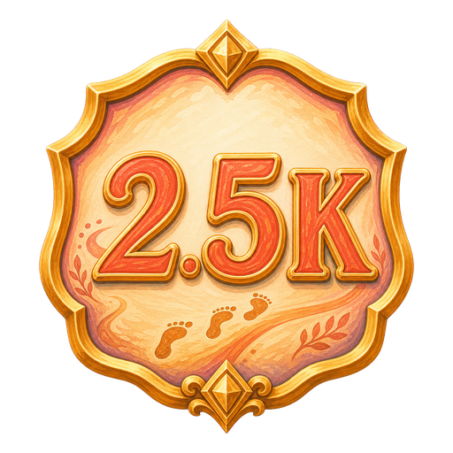 2,500 steps